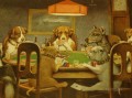 perros jugando al poker 4 humor gracioso mascotas
